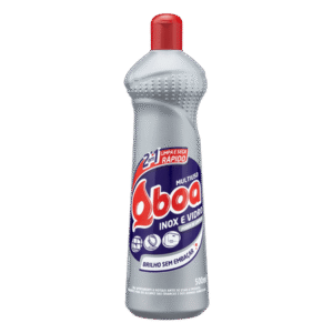 LIMPADOR MULTIUSO QBOA INOX E VIDRO 500ML